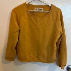 Mollusk California yellow vintage style sweatshirt SMALL